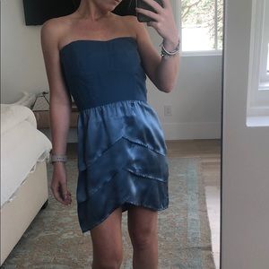 Fremont silk tiered dress